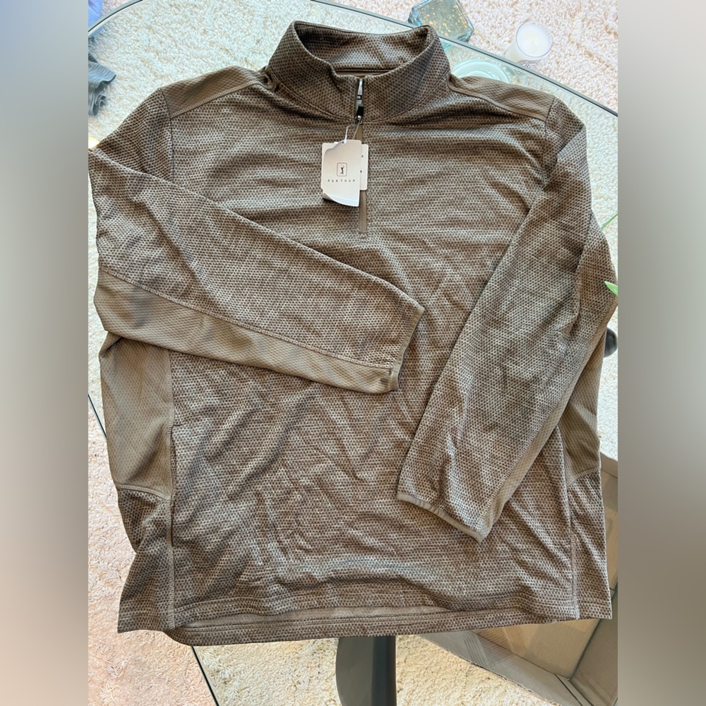 PGA tour thermal quarter zip size XXL